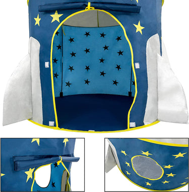 Rocket Ship Tent - Space Themed Pretend Play Tent