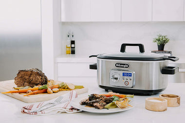 Livenza Programmable Slow Cooker with Stovetop-Safe Pot