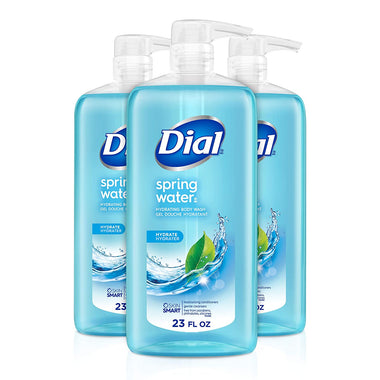 Body Wash, Spring Water, 23 Oz (Pack Of 3)