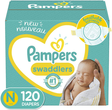 Pampers Swaddlers Baby Diapers - Size 0 (120 Count)