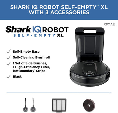 IQ Robot Self-Empty XL RV101AE, Robotic Vacuum