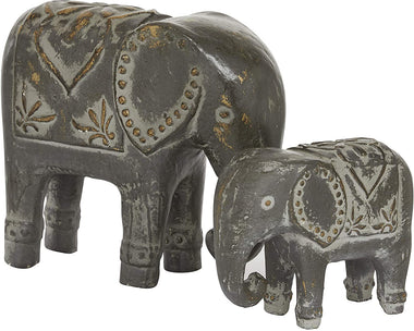 Deco 79  Eclectic Elephant Sculpture