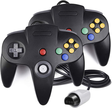 2 Pack N64 Controller, iNNEXT Classic Wired N64 64-bit Game pad
