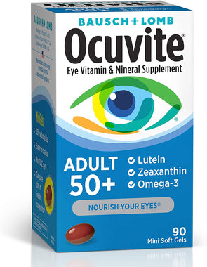 Bausch + Lomb Ocuvite Adult 50+ Vitamin & Mineral Supplement