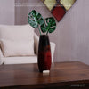 Hosley 12.25 Inch High Ceramic Red Floor Vase