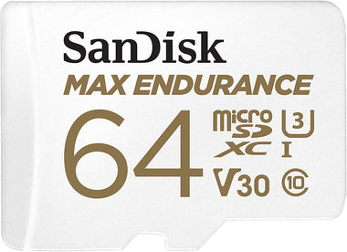 SanDisk 256GB MAX Endurance microSDXC Card with Adapter for Home Security