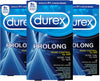 Durex Prolong Condoms, Ultra Fine, Ribbed