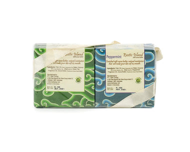 Green Tea and Peppermint Natural Bar soap 2 Pack