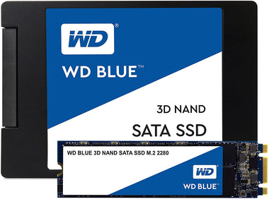 Western Digital 250GB WD Blue 3D NAND Internal PC SSD - SATA III 6 Gb/s, M.2 2280