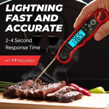 Alpha Grillers Instant Read Meat Thermometer for Grill
