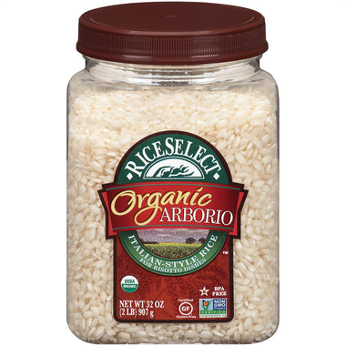 RiceSelect Organic Texmati White Rice (Pack of 4 Jars)
