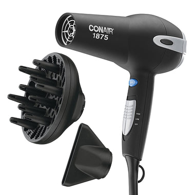 1875-Watt Ionic Ceramic Hair Dryer with Diffuser and Concentrator