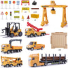 Construction Truck Toy Set, Cargo Transport Vehicles