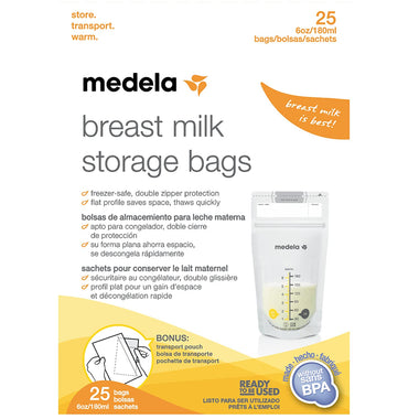 Medela Breastmilk Storage Bags, 25 Count