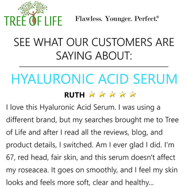 Tree of Life Hyaluronic for Face Hydrating Serum