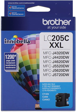 Brother Printer LC205Y Super High Yield Ink Cartridge, Yellow