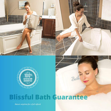 QuiltedAir BathBed Deluxe - Luxury Bath Pillow