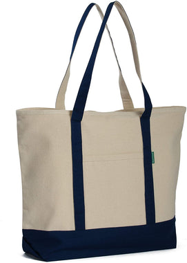 Heavy Duty Cotton Canvas Tote Bag Women's for Grocery