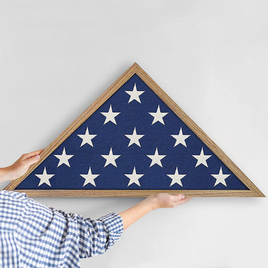 Large Flag Box Display Case for Burial Flag