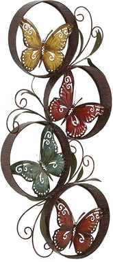 Metal Butterfly Decor Fills the Color of Nature