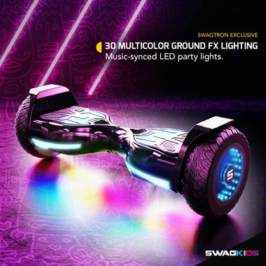 Swagtron Warrior XL Off-Road Bluetooth Hoverboard w/ 8-inch Infinity Wheels