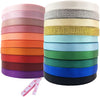 16 Colors 400 Yard Fabric Ribbon-16 color