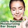 Transparent Bar Soap Collection. 6-Pack Botanical Natural Soap Gift Box