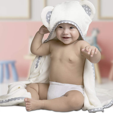 Bamboo Hooded Baby Towel – Luxurious, Large and Super Absorbent