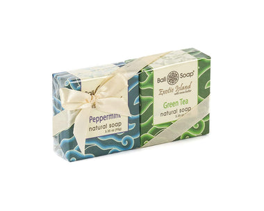 Green Tea and Peppermint Natural Bar soap 2 Pack