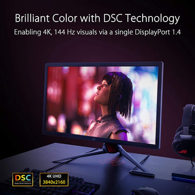 ROG Strix XG27UQ 27” HDR DSC Gaming Monitor, 4K (3840 x 2160)
