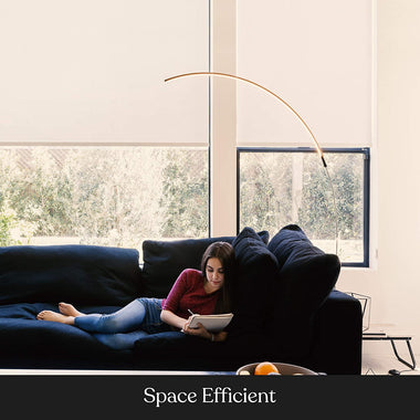 Brightech Sparq - Hanging LED Arc Floor Lamp