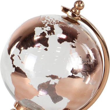Deco Glass and Metal Decorative Globe
