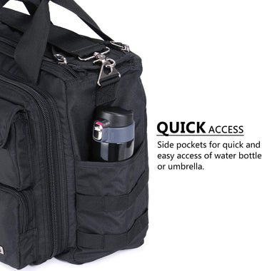 17 inch Men's Military Laptop Messenger Bag Multifunction Tactical Briefcase