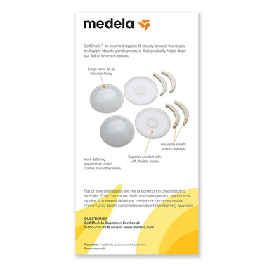 Medela SoftShells Breast Shells for Flat