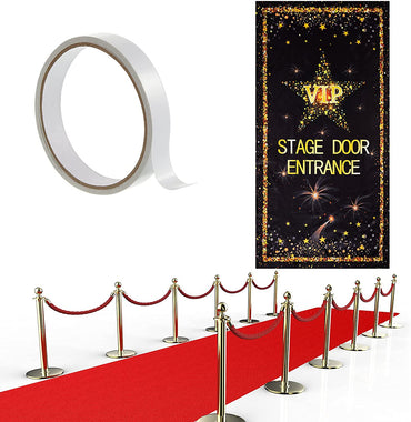 Runner Red Carpet 2.6 x 15 ft and VIP Stage Door Entrance Door