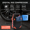 CTWYVE Inflator Portable Air Compressor for 12V DC Auto Car Tire with Digital Pressure Gauge
