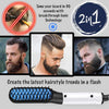 Goaus Beard Straightener for Men, Portable 2 in 1