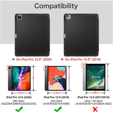 CaseBot SlimShell Case for iPad Pro 12.9