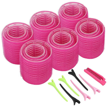 Self Grip Hair Rollers Set, with Hairdressing Curlers