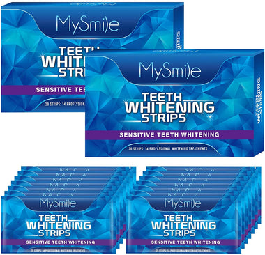 MySmile Teeth Whitening Strips, 56 White Strips Teeth Whitening Kit