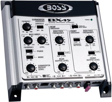 Boss Audio Systems Bx45 2 3 Way Pre-amp Car Electronic Crossover