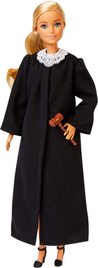 Judge Doll, Blonde, Wearing Black Robe