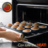 NutriChef Kitchen Oven Baking Pans Carbon Steel