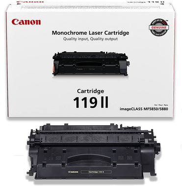 Canon Genuine Toner, Cartridge 119 II Black, High Capacity (3480B001), 1 Pack