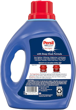 Persil ProClean Stain Fighter Liquid Laundry Detergent, 100 Fluid Ounces