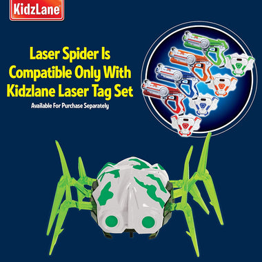 Laser Spider Target – Robot Bug Crawls Around
