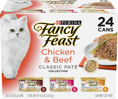 Pate Wet Cat Food Variety Pack Classic Collection