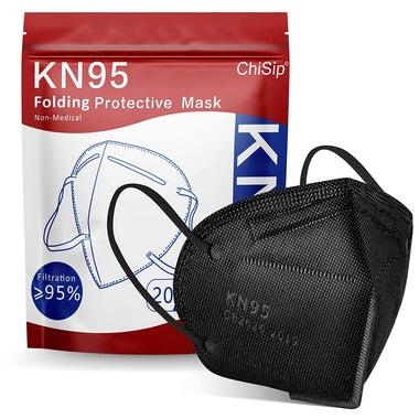 ChiSip KN95 Face Mask 20 PCs 5-Ply Cup