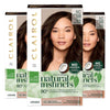 Clairol Natural Instincts Semi-Permanent, 6A Light Cool Brown, Tweed, Pack of 3