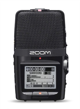 Zoom H2n Stereo/Surround-Sound Portable Recorder, 5 Built-In Microphones